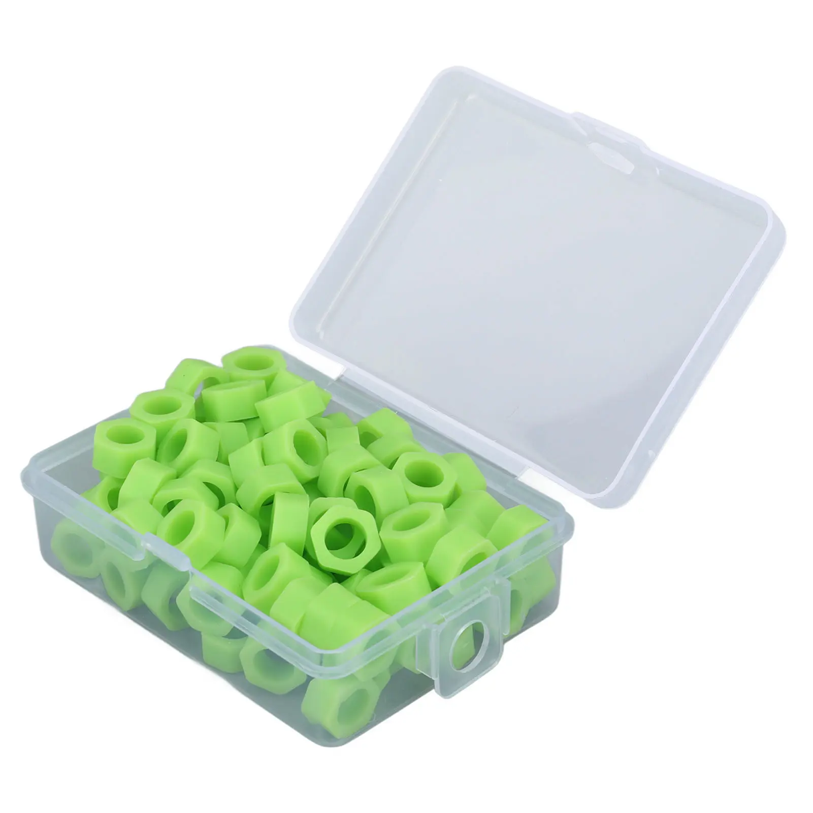 100pcs Dental Code Rings Silicone Color Code Instrument Rings for Instruments Identification Green