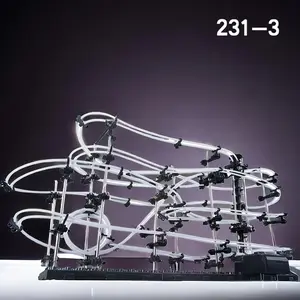 Roller coaster track building toys, pinball track toys; multiple levels available to suit both beginners and advanced players.（231-3）