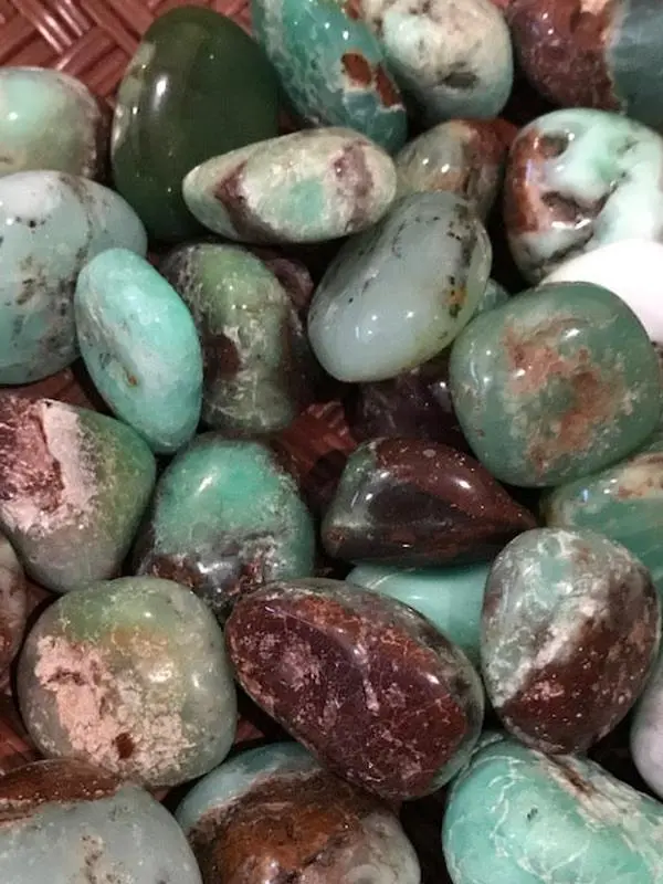 Chrysoprase Crystal Tumble