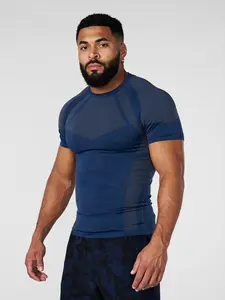 Men's Printed Crewneck Tee, Slim Fit, Breathable Mesh, Moisture-Wicking Quick-Dry Stretch, for Summer Gym Training Commute, Classic, Today's Clearance, Focus Item, Essential for Man's Wardrobe.