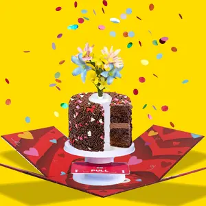 4"- Surprise Popping Love Gift- Pop-Up Flower Surprise