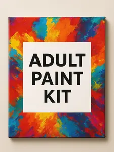 Adult Paint Kit - With Everything Needed to Create a Masterpiece