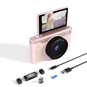 5K Digital Camer, 80MP Vlogging Camera with Flip Screen  Cute Compact Cam for Photography,Portable Camera,Shoot Gift for Girls and Teens