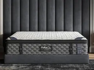 Puffy Lux Hybrid Mattress - Supportive Memory Foam and Coils