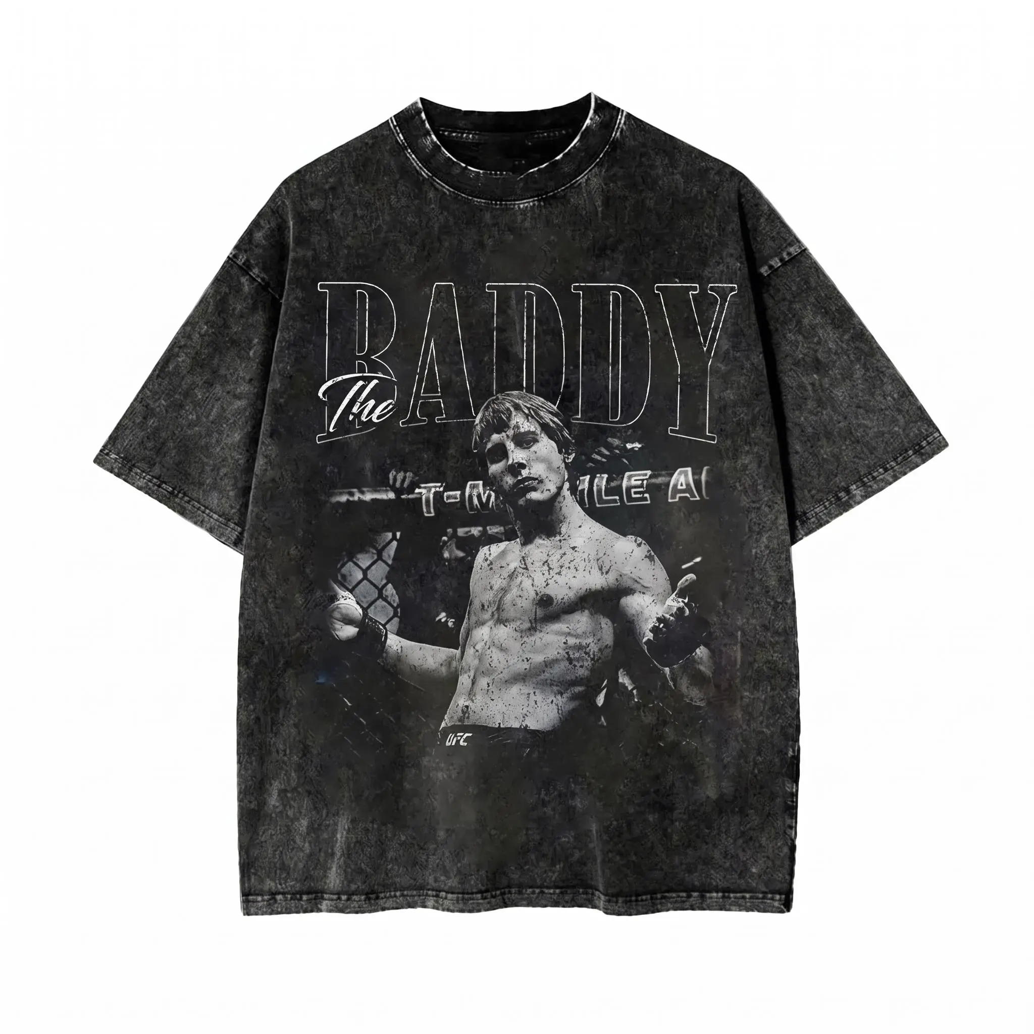 Paddy Pimblett The Baddy Shirt, Vintage Bootleg UFC Graphic Tee, Retro MMA Fighter Streetwear Wash Tee, Combat Sports Fan Gift, Fight Night Front Print Washed T-Shirt