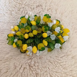 lemon cluster hair comb