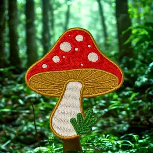 Red Cap Mushroom Patch