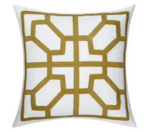 Dee Ocleppo Crewel Embroidered Pillow Dee Ocleppo Crewel Embroidered Pillow