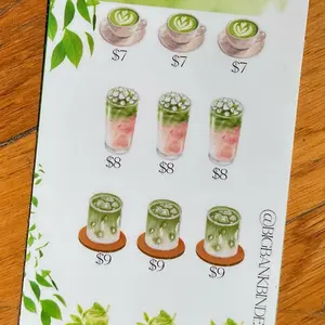 Saving Challenge Box, Matcha-Themed Cash Budget Tool with Simple Plan, Flexible Goal Accounting Supply for Office Stationery Needs