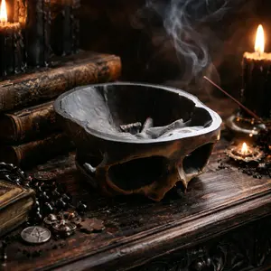 Cathedra Mortus Skull Catch Bowl - Gothic Decor - Bones - Dark Decor - Dark Academia - Gothic Statuary - Occult Room Decor