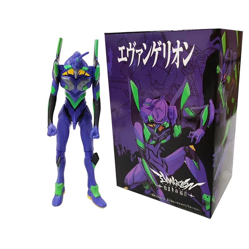 17cm Anime EVA Neon Genesis Evangelion Action Figures EVA-01 TEST TYPE Figure Collection Anime EVA-00 EVA-03 Model Toys Gifts