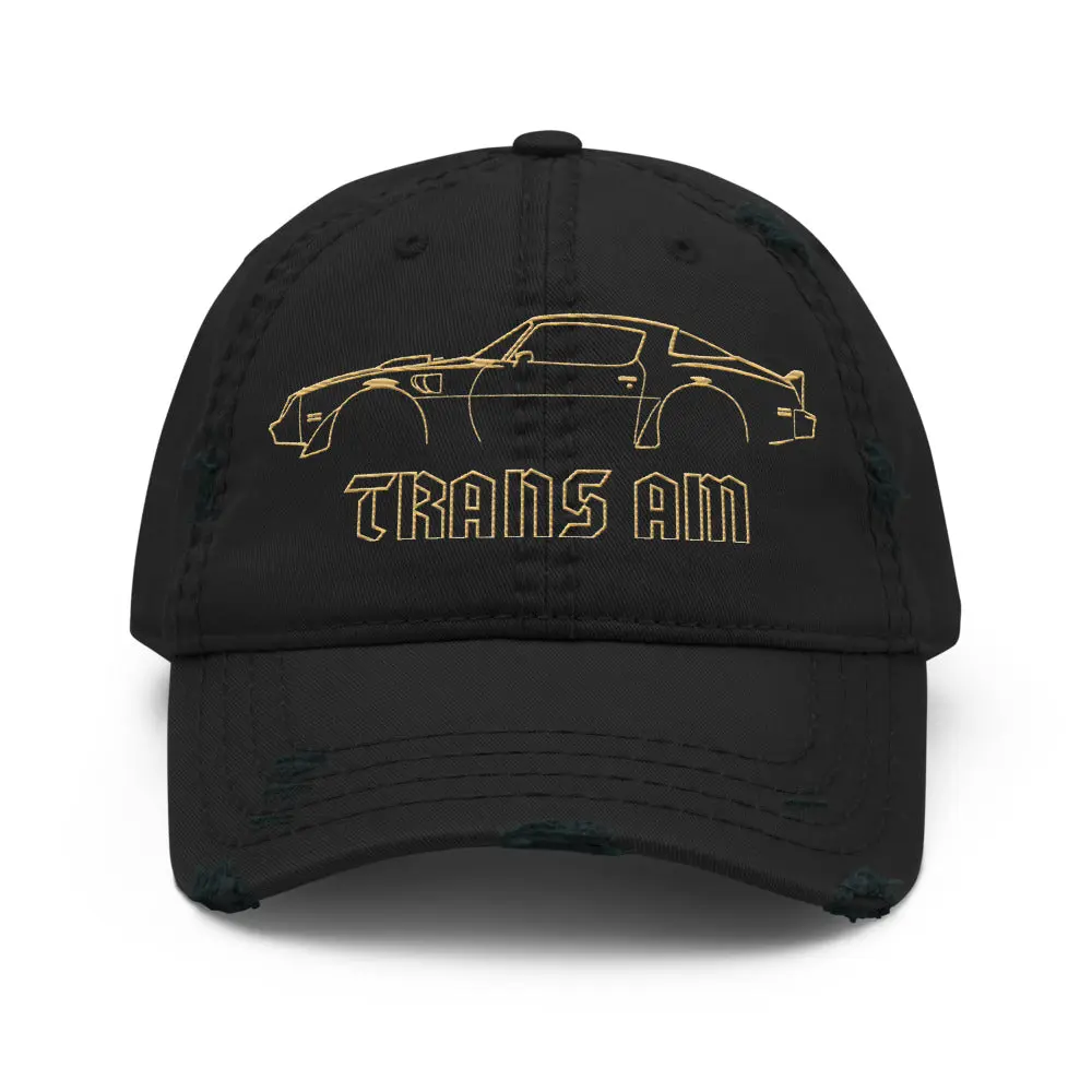 77 Trans Am Firebird Distressed Dad Hat