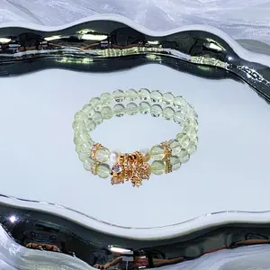 【BB Jewelry】Lemon citrine with design bracelet Titanium Baseball Team Necklace