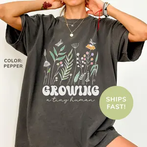 Comfort Colors® Growing A Tiny Humans T-shirt, Pregnancy Announcement Tee, Baby Reveal Shirt, Expecting Mom Sweatshirt, Mother's Day Gift