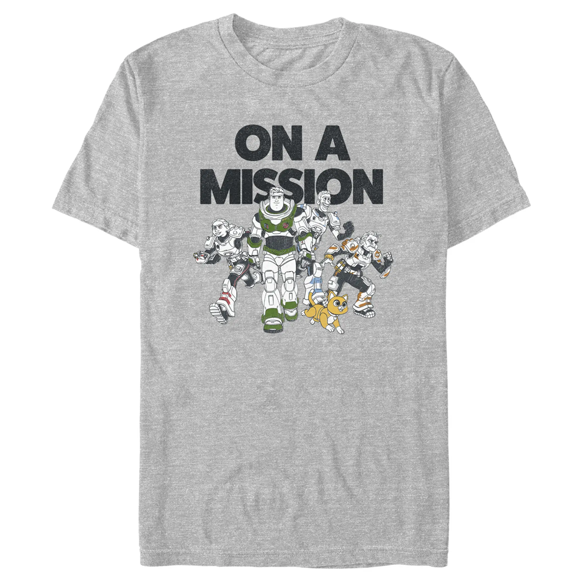 Men's Lightyear Buzz Lightyear On a Mission With Friends T-Shirt