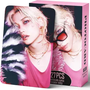 Album do it Photocards 127 PCS DO IT Photo Cards Album do it Photocards lomo Card Gift Lomo Cards Merch for Boys and Girls (Felix)