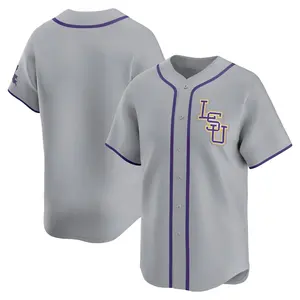 Men's LSU Gray State Jersey, Crewneck Short Sleeves For Fan