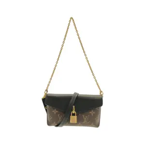 Pre-owned Louis Vuitton Canvas Shoulder Bags Monogram Padlock On Strap Shoulder Bag