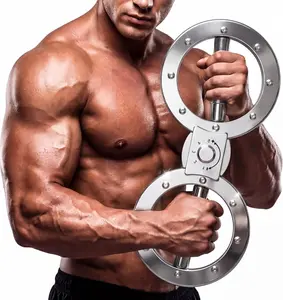 Rotating Burn Machine 12LB, 360 Degree Spinning Arm Machine with Adjustable 8 to 12 LBS, Adjustable Resistance, Burn Rotator Machine for Forearm Trainer, Boxing, Workouts, Home Gym Equipment