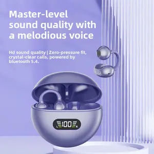 New Q71 In-Ear Bluetooth Earphones Effective Noise Cancellation Low Latency Lossless Sound Quality Bone Conduction Running Sports Bluetooth Earphones Compatible with Apple iPhone, Samsung Phones, etc. Bluetooth Earphones Retro Childhood Pattern Tough Case