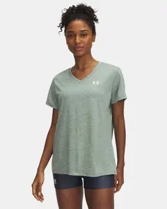 Under Armour Tech™ Twist Women's V-Neck Short Sleeve Womenswear Fabric