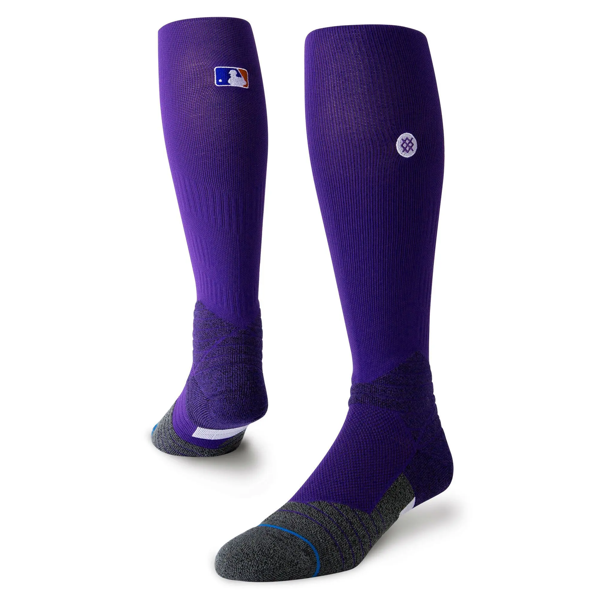 Stance MLB Diamond Pro Solid Color OTC Socks (Purple)