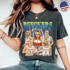 [Sale Up To 50%] Paige Bueckers Vintage Shirt, Women's Basketball Star Tee, Paige Bueckers 5 Shirt, Unisex Heavy Cotton Tee, Sport Tee Fan, Graphic Streetwear T-shirt