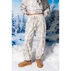 Camo Joggers in Grey