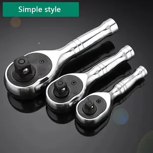 1/4 72-tooth Telescopic Ratchet, 1 Count Small Fly Wheel Design Multi-purpose Wrench Tool for Mechanics, Professional Hand Tool for Car Repair, Wrench Extension