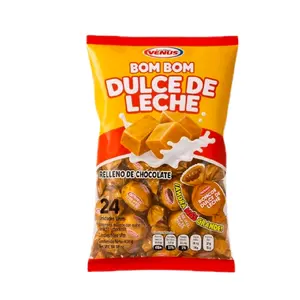 1 bolsa de Venus  Bom Bom Dulce de Leche Relleno de Chocolate 24 und Dessert