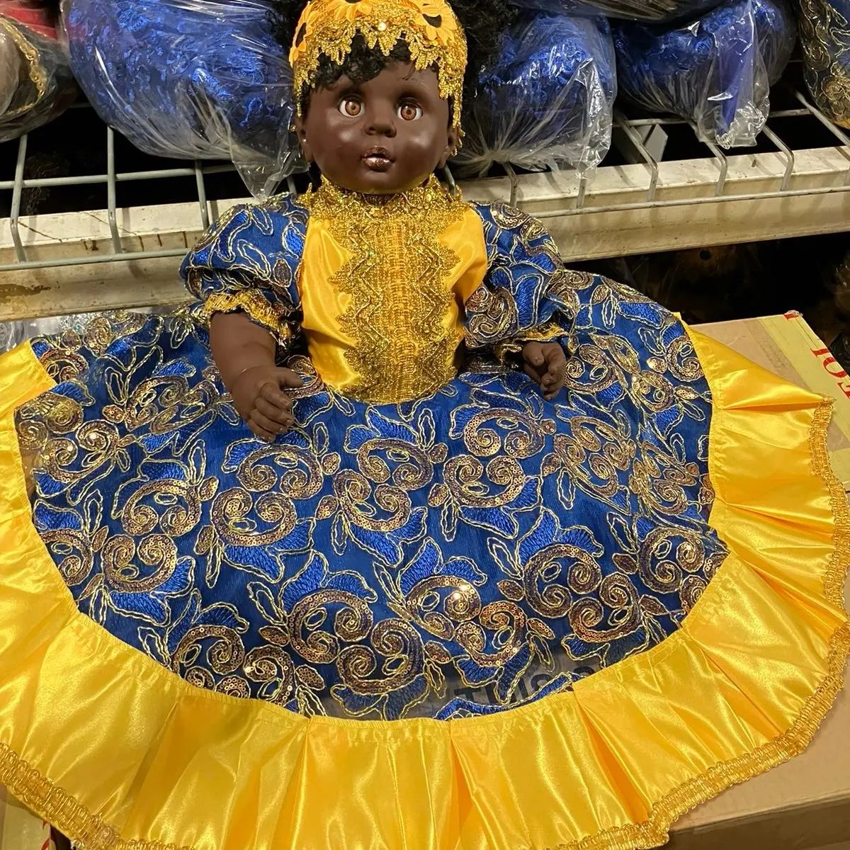Muneca Dos Agua Yemaya Ochun Doll Santeria OSHA palo Ifa santo Decor Religious Ornaments