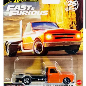 1967 Chevy Custom Hot Wheels Toy Car, Fast and Furious Themed Collectible Model Vehicle for Classic Toy Enthusiasts, Toys