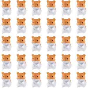 30 Pack 3D Take Apart Hamster Erasers for Kids, Animal Eraser Desk Pets for Boys Girls, Classroom Prizes, Game Reward, Easter Egg Fillers, Back to School Supplies, Goodie Bag Stuffers, Party Favors