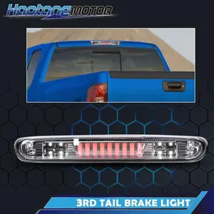 CROSSDESIGN Fits 2007-2013 Chevy Silverado GMC 1500 2500 3500 LED Third Brake Light Clear