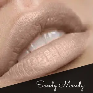 By The Clique Premium Long Lasting Nude Matte Liquid Lipstick | Beige Nude  | Sandy Mandy |  Vegan, Gluten Free, Cruelty Free