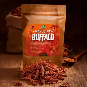 El Mexicanito:Chapulines Buffalo 4oz Originally Oaxaca Mexico Buffalo Flavor Seasoning El Mexicanito:Chapulines Buffalo 4oz Originally Oaxaca Mexico Buffalo Flavor Seasoning