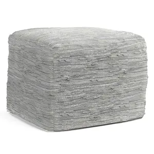 Fredrik Pouf in Genuine Leather