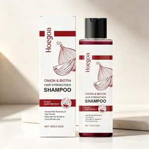 Hair Strengthening Shampoo – Onion & Biotin with Rosemary Tea Tree – Nourishes Scalp & Reduces Hair Fall | Hoega