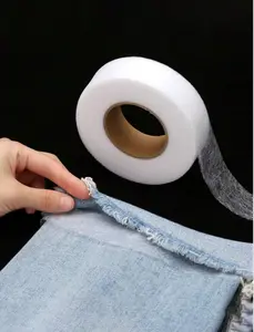 Double-Sided Iron-On Hemming Tape Strong Adhesive Heat Bonding Tape for Clothing Alterations Pants Jeans Skirts