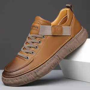 (New)Men's Lift Platform Sneakers - Low-Top Round-Toe Lace-Up/Shoe-On Closure (Compatible with both methods), Breathable All-Season s for Business & Casual Wear, Wide Size Range - Solid Color Sole & Insole - Style for all-