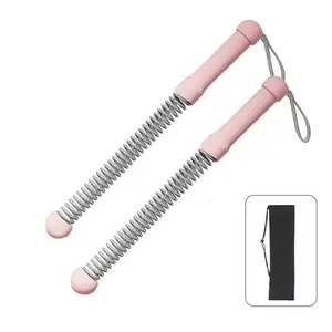 Pair of No-Tether Battle Rope, Portable and Convenient, Fitness Equipment for Home Gym, Strength and Aerobic Muscle Training