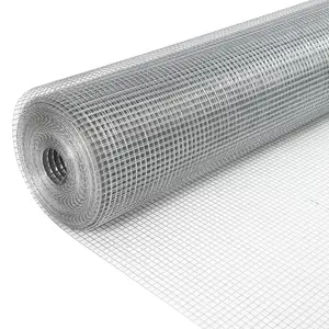GARVEE Wire Mesh Fence Roll 72inx100ft, 1/2inchx1/2inch 19GA Galvanized Steel Poultry Netting, Vinyl Coating Metal Wire Hardware Cloth Fence for Garden Yard Animals Plants Protection, Farm Fencing, Silver