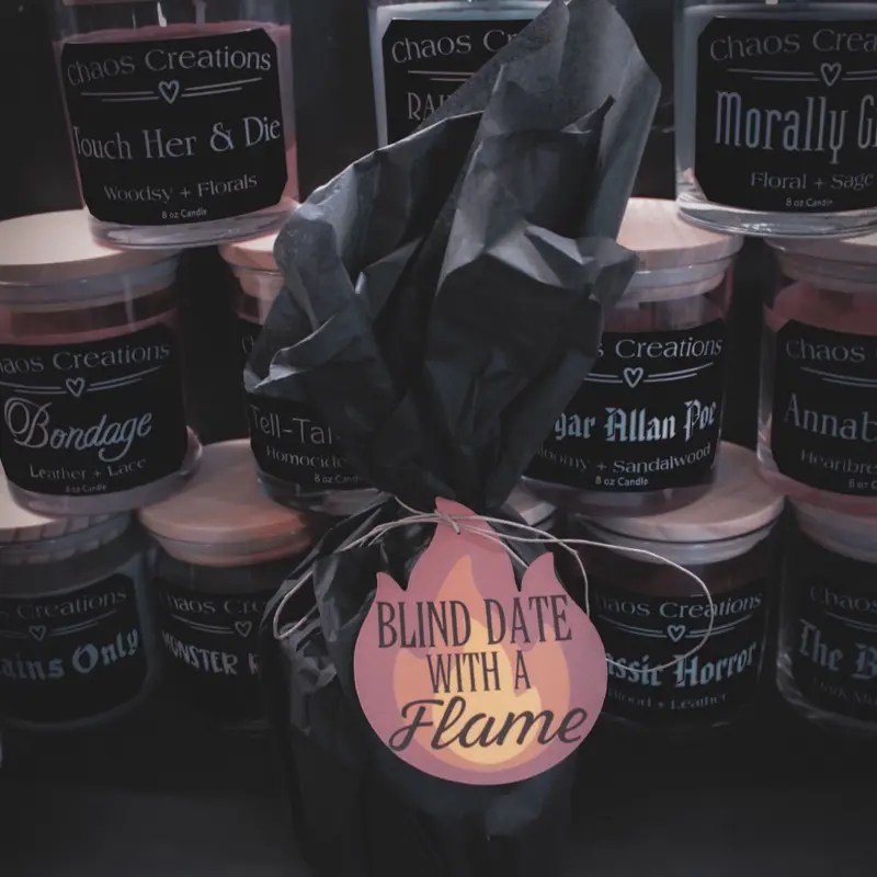 Blind Date with a Flame Candle