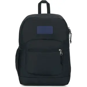 Backpack - Large Main Compartment, Side Water Bottle Pocket, 15-Inch Padded Laptop Sleeve - Black