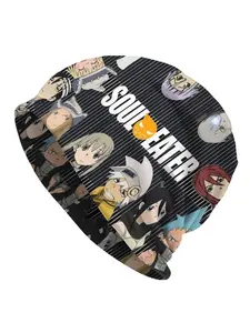 1 pc Autumn Spring Hats Soul Eater Thin Hat Bonnet Hipster Skullies Beanies Caps Men Women's Earmuffs