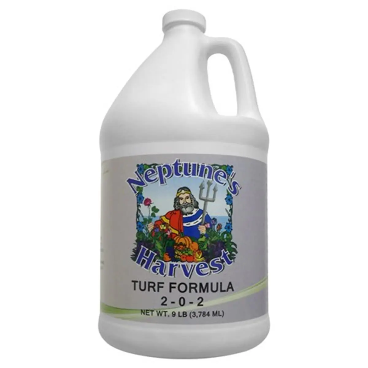 Neptunes Harvest Turf Formula Fertilizer - 4-Pack, 142 oz, Drought-Tolerant, High Temperature-Tolerant, Improved Vigor