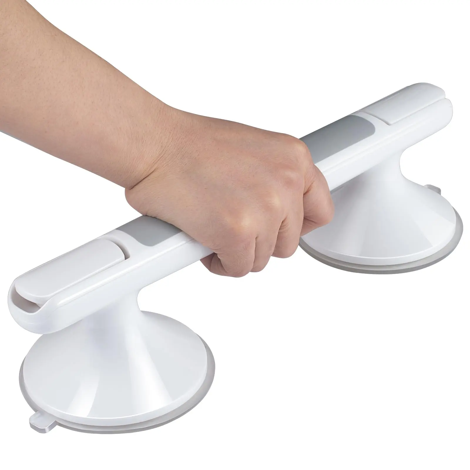 12 Inch Strong Suction Shower Bar Grab Bars Upgrated Shower Handle Safety Grab Bars with Heavy Duty Thickened Suction Cups Bathtubs and Showers Shower Handle Safety Bars for Seniors Elderly