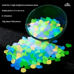 100pcs Glow In The Dark Pebbles For Vase Decor & Garden Landscaping, Luminous Stones For Aquarium Fish Tank Decoration, Fluorescent Rocks For Potted Plants Bonsai & Outdoor Gardening