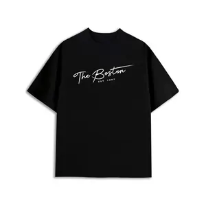 The Boston Est. 1997 Tee Men black 180G 100% Cotton funny t shirts Everyday and weekend wear Stylish summer outerwear Regular Fit, Everyday Comfort, Comfortable Casualwear, Urban Style Comfortable daily wear