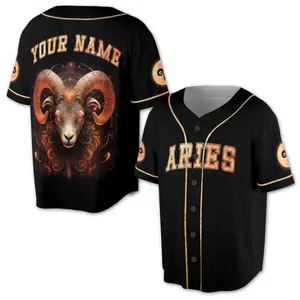 Aries Baseball Jersey: Zodiac Horoscope Gift